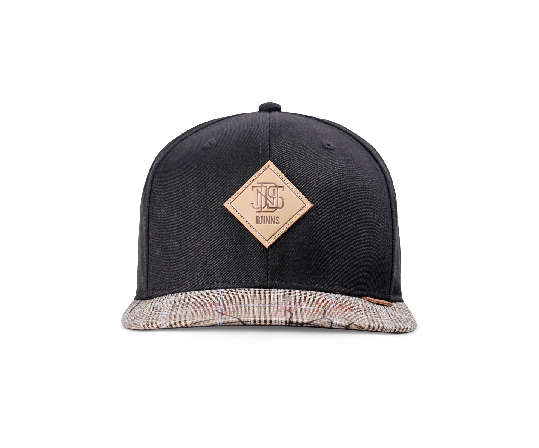 6 Panel Snapback Cap Crinklecheck Rev.
