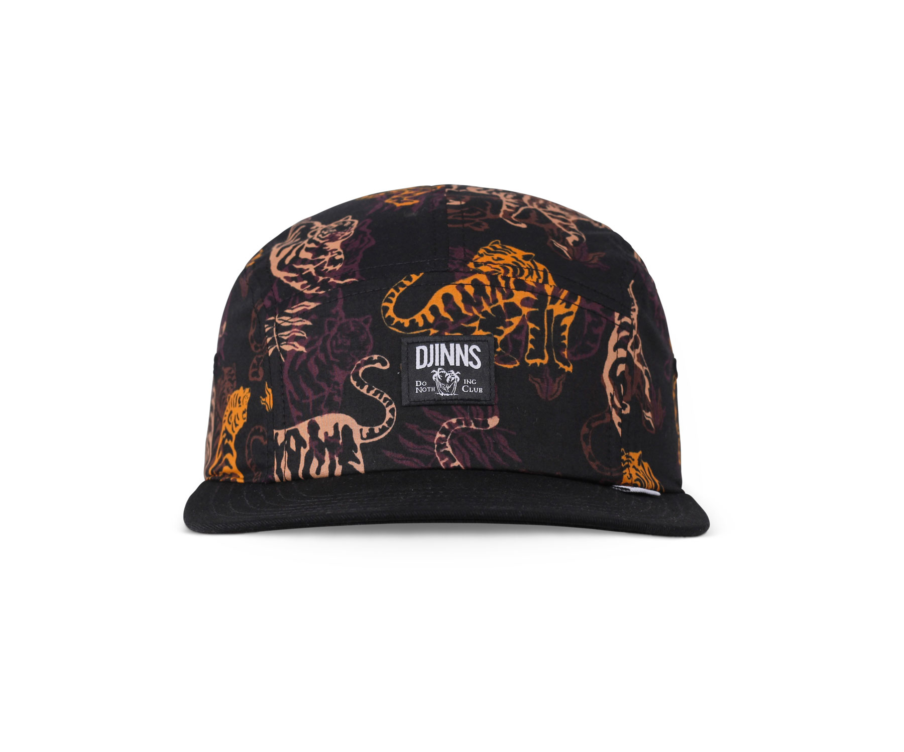 5 Panel Flat Cap Aloha Tiger