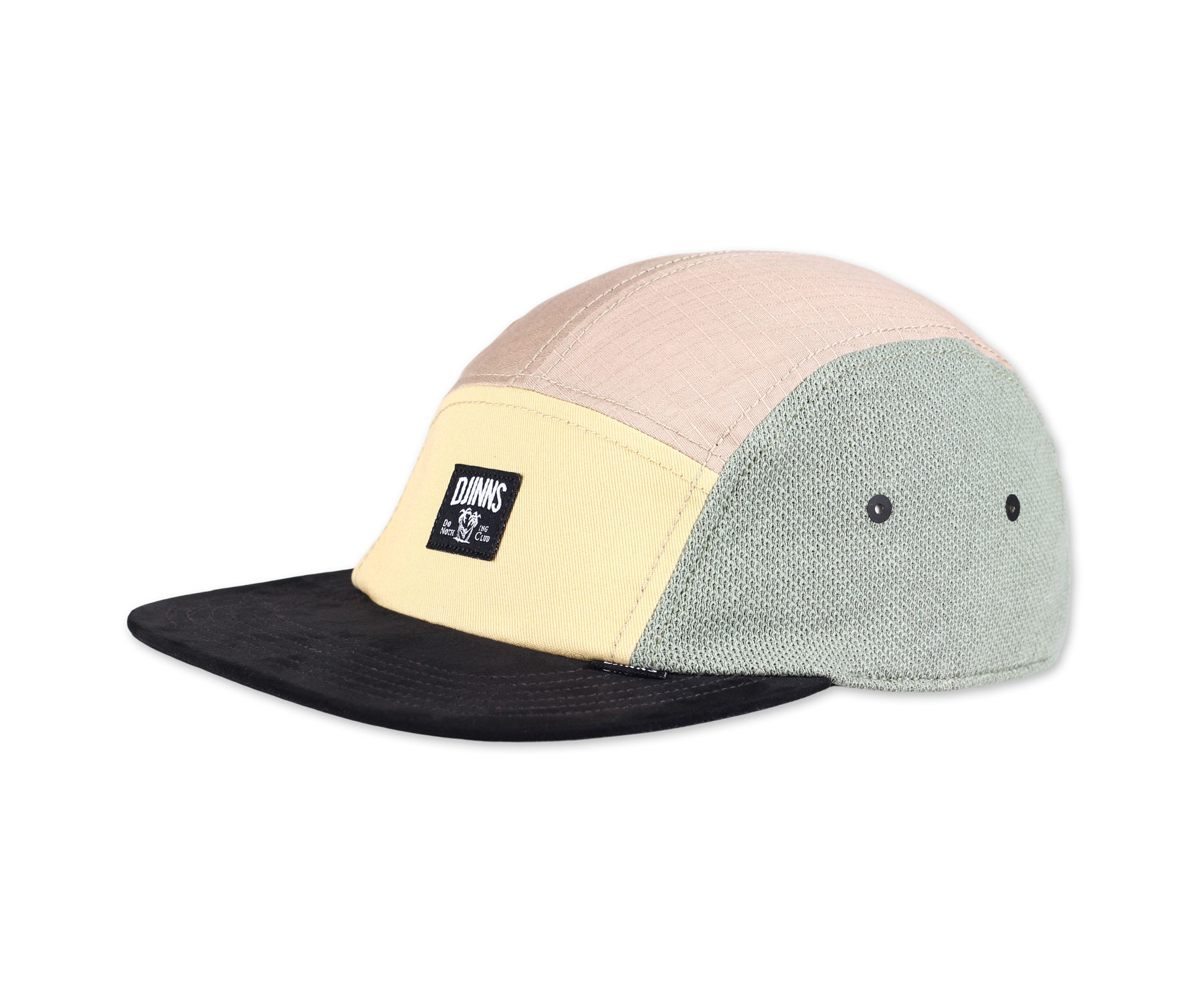 5 Panel Flat Cap Fab Mix