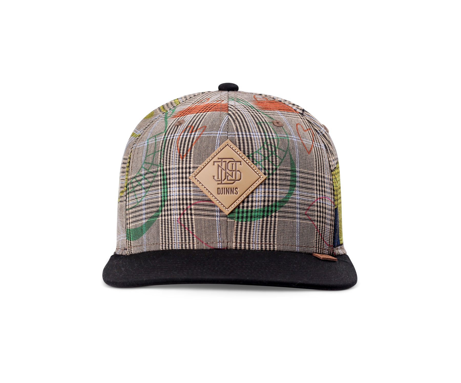 6 Panel Snapback Cap Crinklecheck