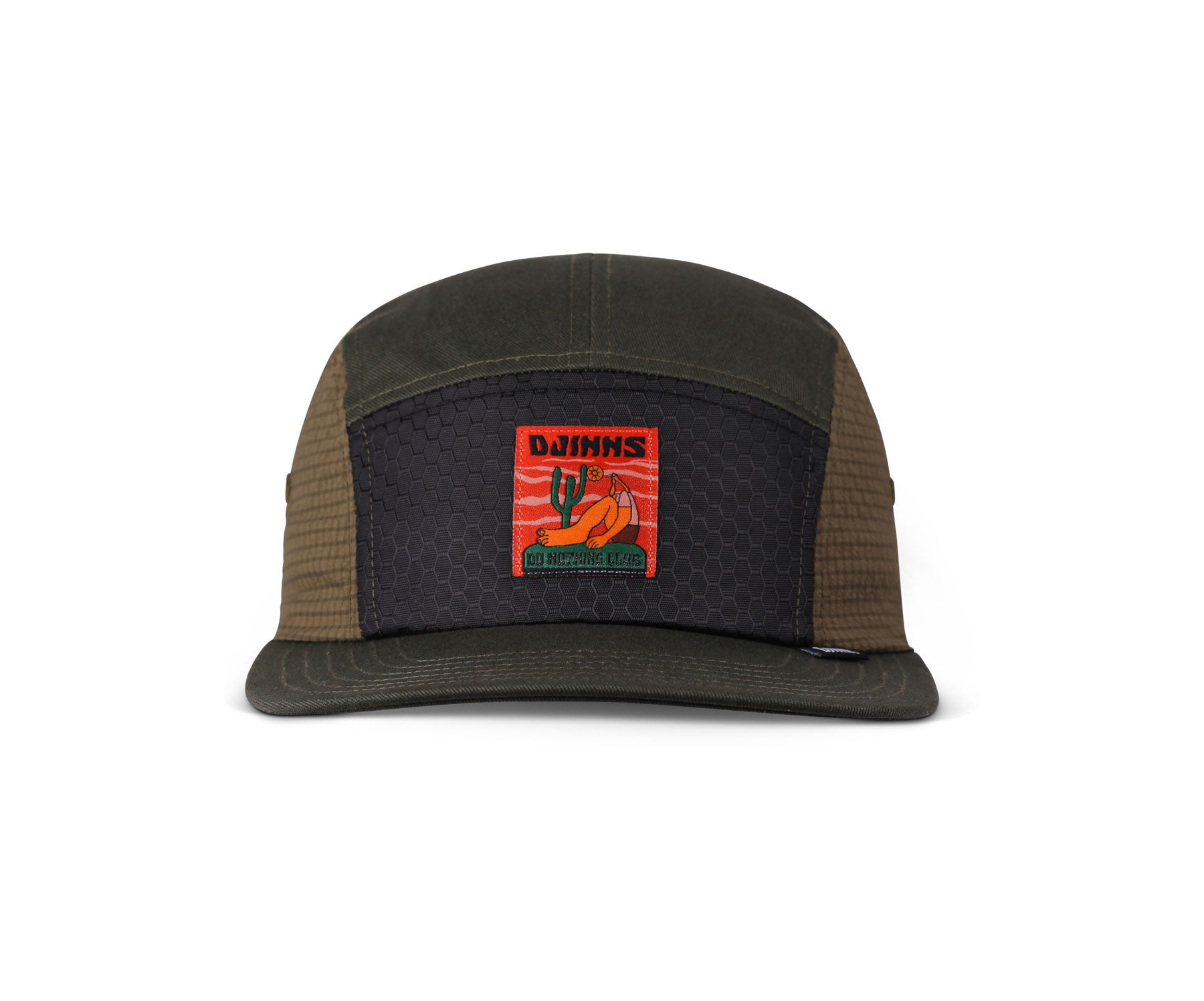 5 Panel Flat Cap Resting Man